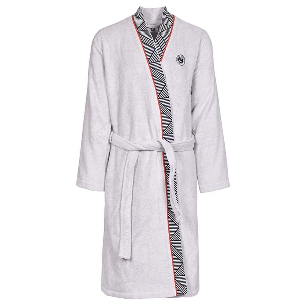 Szlafrok Roland Garros Tie Break P.Homme Bouclette - серый