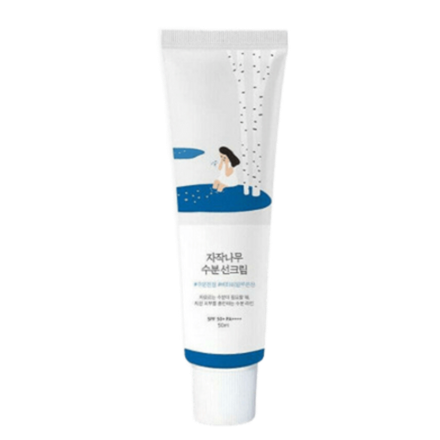 Увлажняющий санскрин с берёзовым соком Round Lab