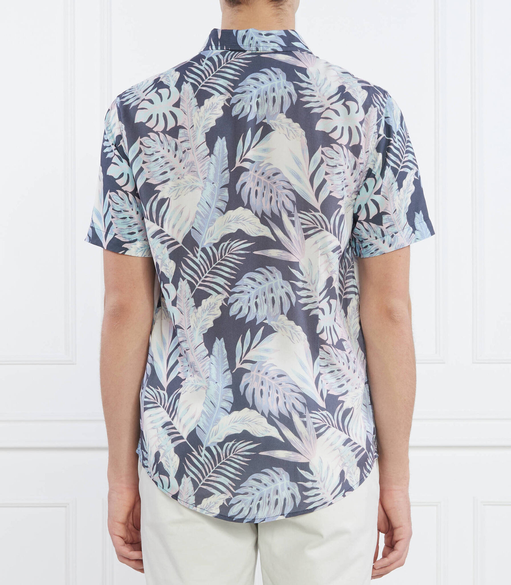 Рубашка SS ECO RAYON INDGO T GUESS - голубой(M3GH31 WD4Z2)