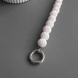 Ручка для сумки из бусин 30 см