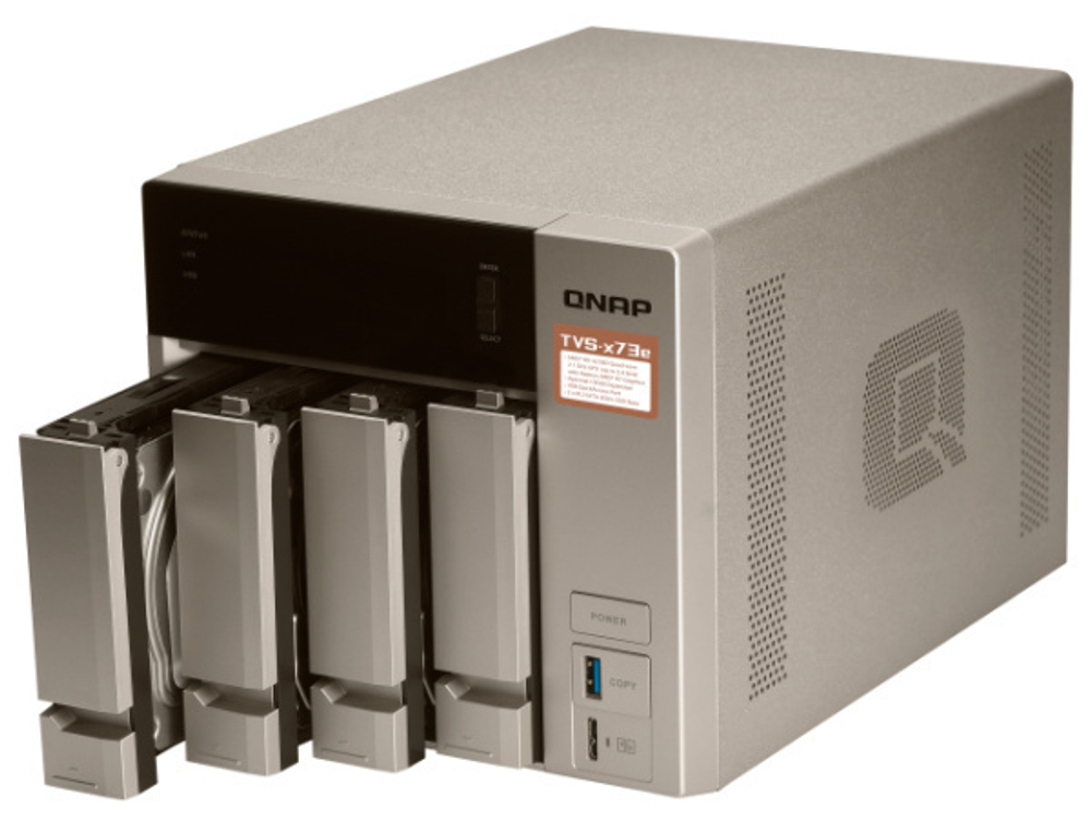 Сетевой RAID-накопитель QNAP TVS-473e-8G