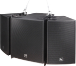 Electro-Voice EVF-1122D/64-FGB двухполосная акустическая система, 12'/3', 8Ом, 600/2400Вт, 60x40, цвет черный, покрытие полимер
