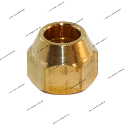Бронзовая гайка зажима трубки кондиционера под трубу 1/2