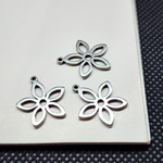 Подвеска цветок, сталь, 16мм, штучно