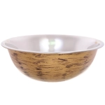 Миска из нержавеющей стали 3,7л 30см цвет Антик