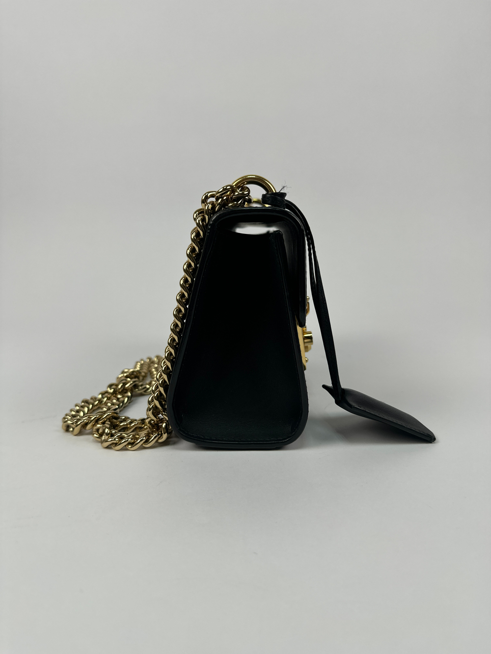 Сумка Gucci Black Leather Small Padlock