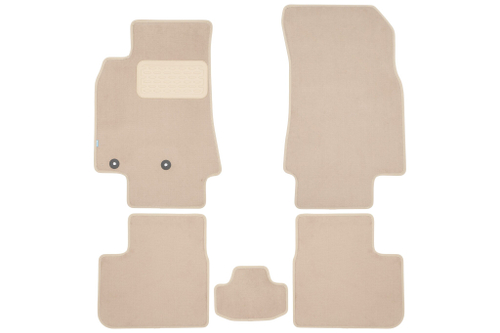 Коврики в салон для DONG FENG Shine 2022- седан, 5шт. (текстиль, бежевые) KLEVER0409600722112KH