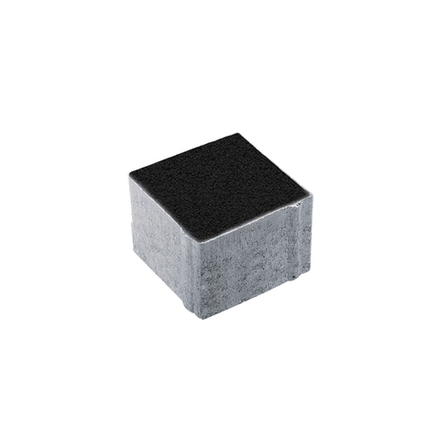 Тротуарная плитка КВАДРАТ 100х100 мм - Стандарт Черный