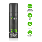 Возбуждающий гель с эффектом вибрации, тепла и холода Orgie Hemp! Intense Orgasm, 15 мл