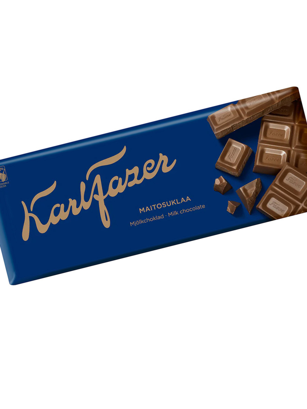 Шоколад молочный Karl Fazer классический, 200 гр, финская классика