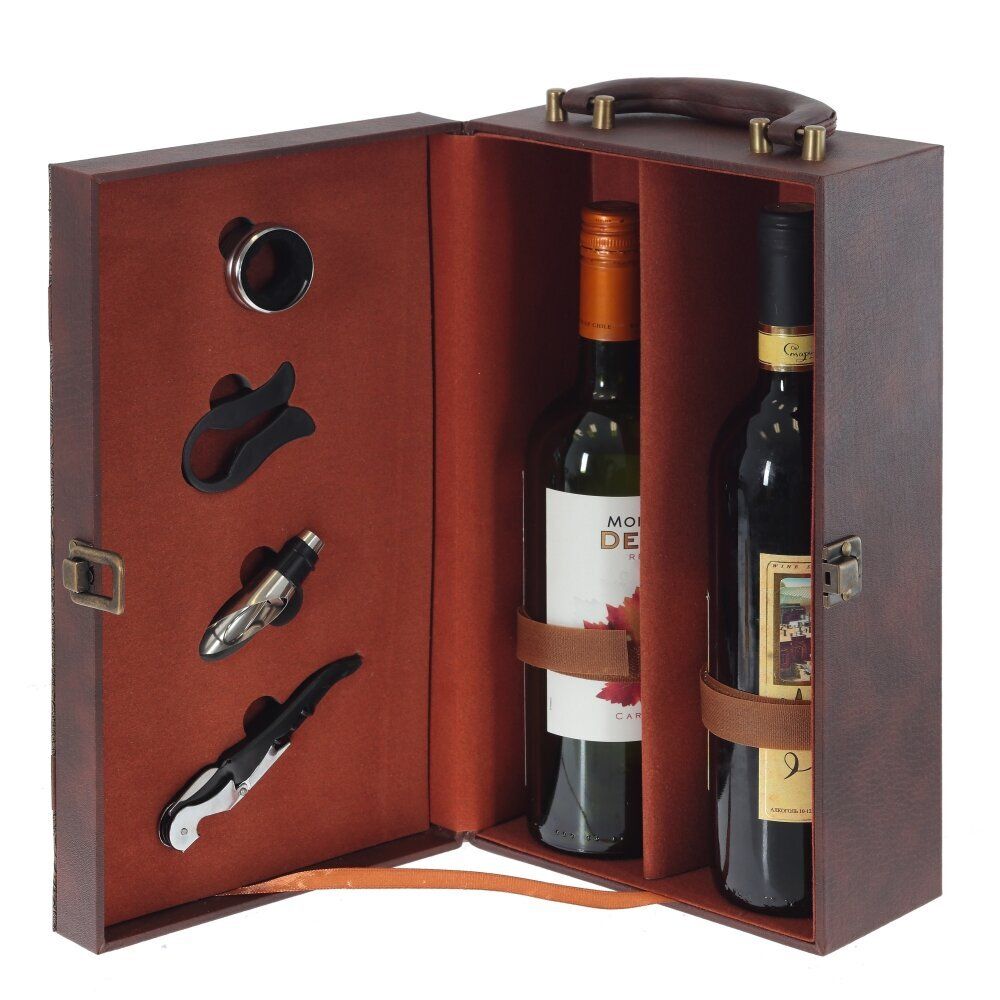 GAEM Шкатулка для бутылок с набором сомелье, L19,5 W12 H35 см