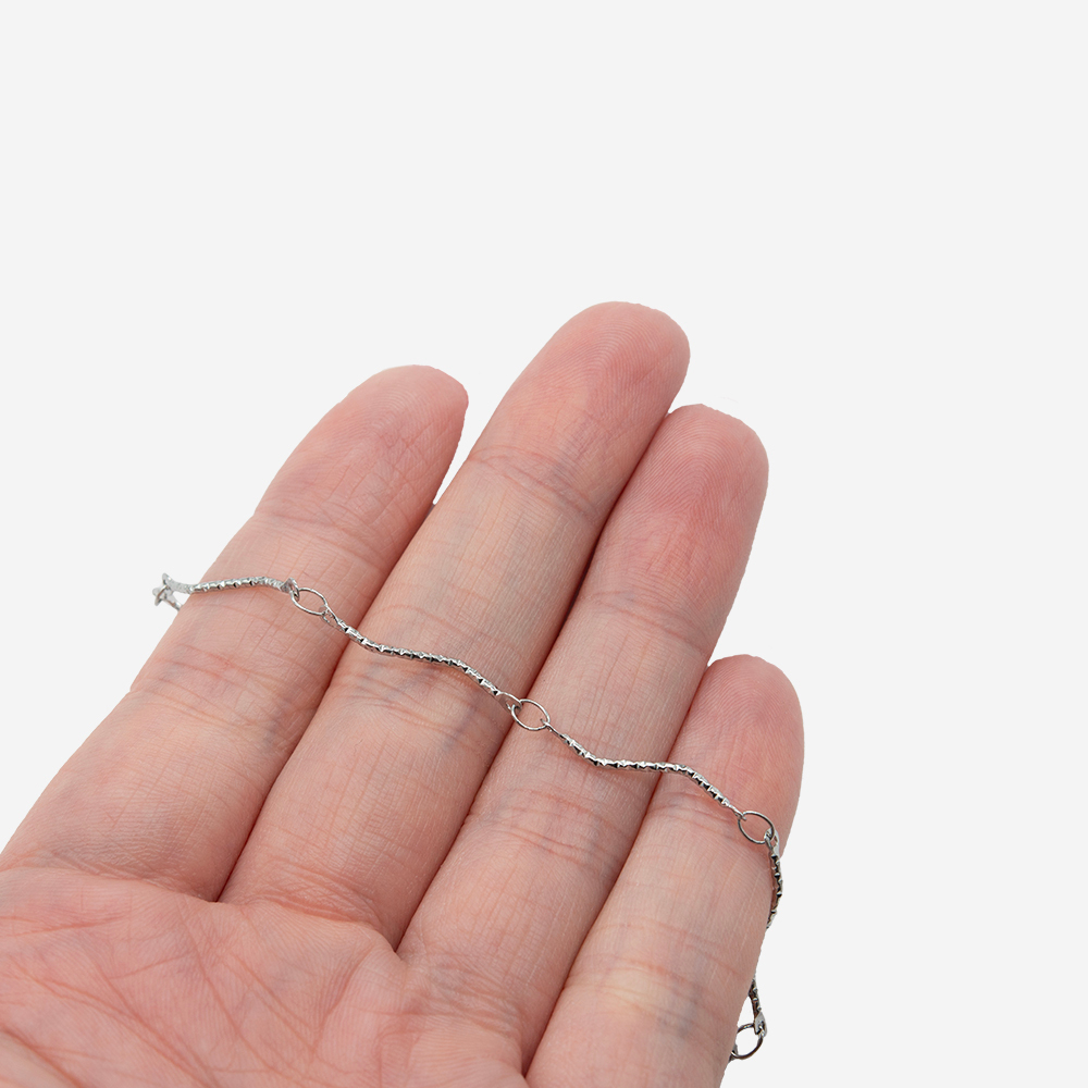 Цепь "Для навесных элементов" с рифлением 20*1мм, 4*2,7мм, сталь