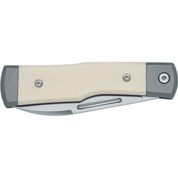 Нож Fox FX-558 BO GUNSTOCK клинок из стали M390, рукоять Bison Micarta + titanium