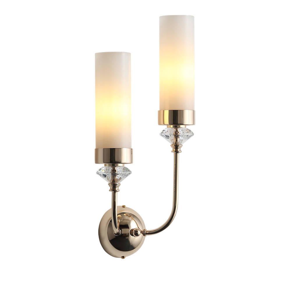 SL1402.251.02 Светильник настенный ST-Luce Латунь/Прозрачный E14*2 40W ЭЛЕГРА