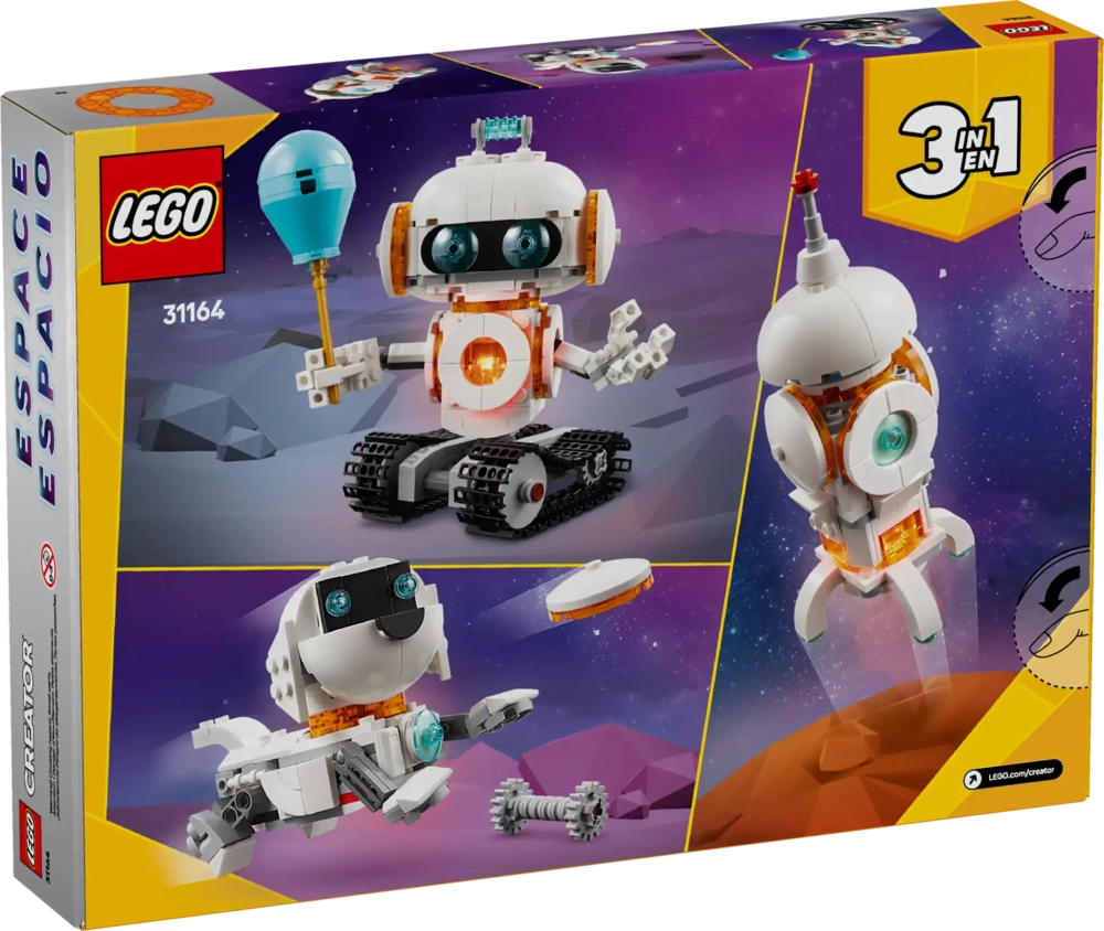 Конструктор LEGO Creator 31164 Космический робот, 3в1