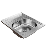 Мойка 50х60 (0,6) вып 3 1/2 MIXLINE 16см  с сифоном ДЕКОР