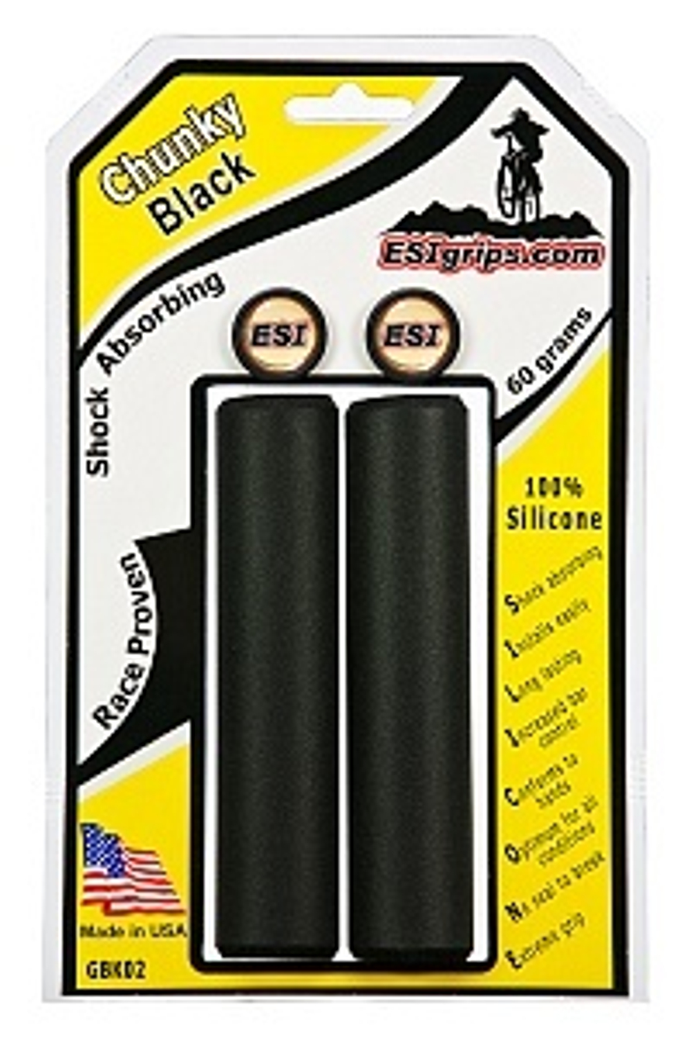 Грипсы ESI Chunky, Black GBK02