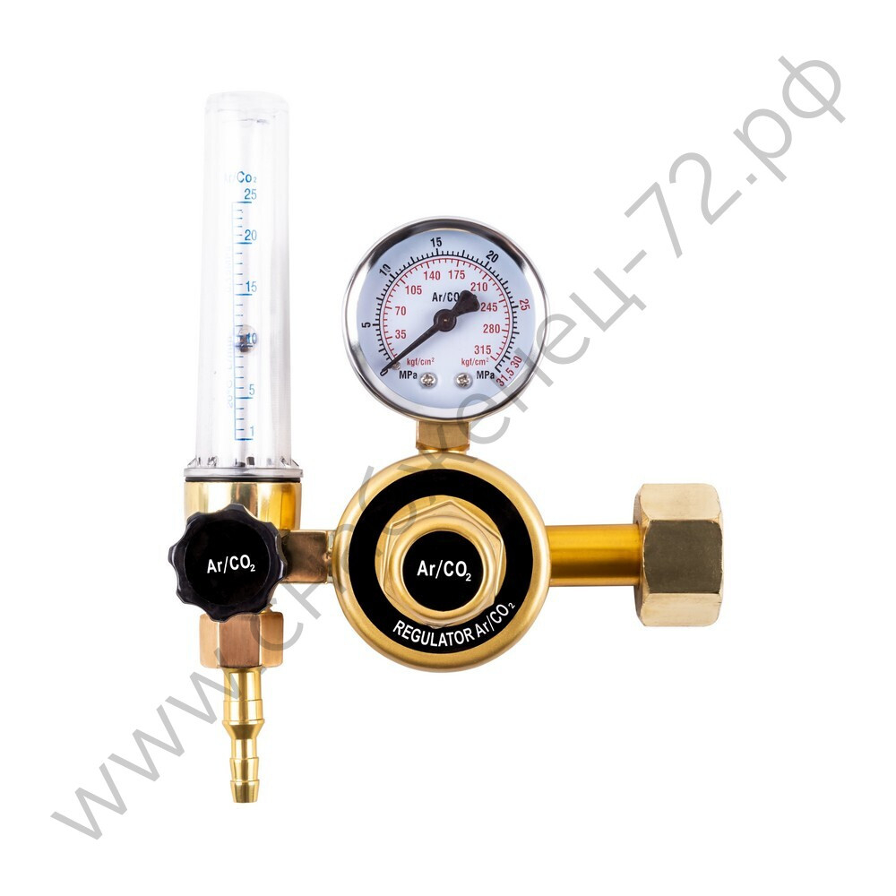Регулятор VARTEG УРГ-40 (Cu) (аргоновый/углекислотный, 1 манометр, 1 ротаметр, ( вентиль)