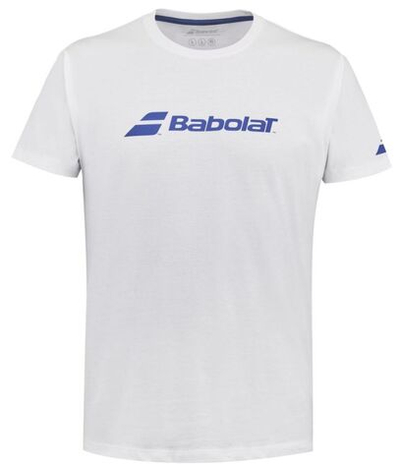 Детская теннисная футболка Babolat Exercise Tee Boy - White