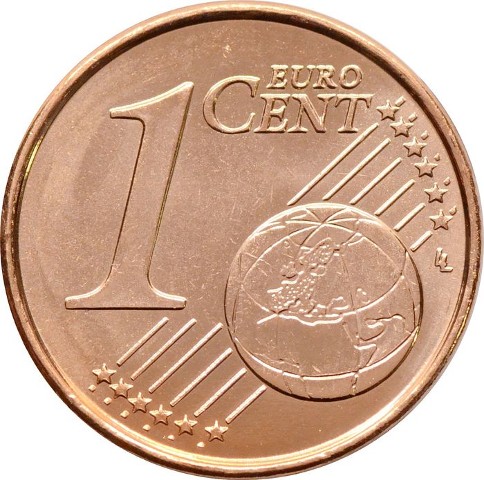 1 евроцент 2015 Греция (1 euro cent)