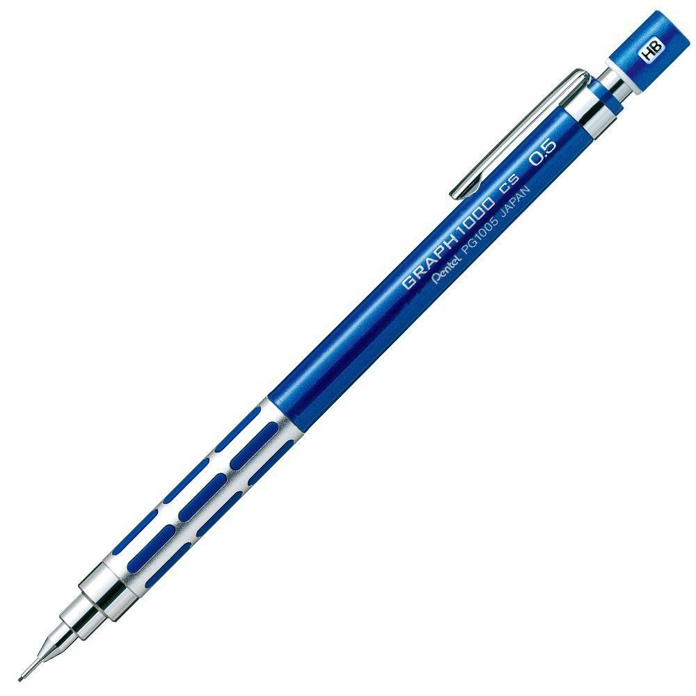 Pentel Graph 1000CS 0,5 мм (синий) - купить механический карандаш с доставкой по Москве, СПб и РФ
