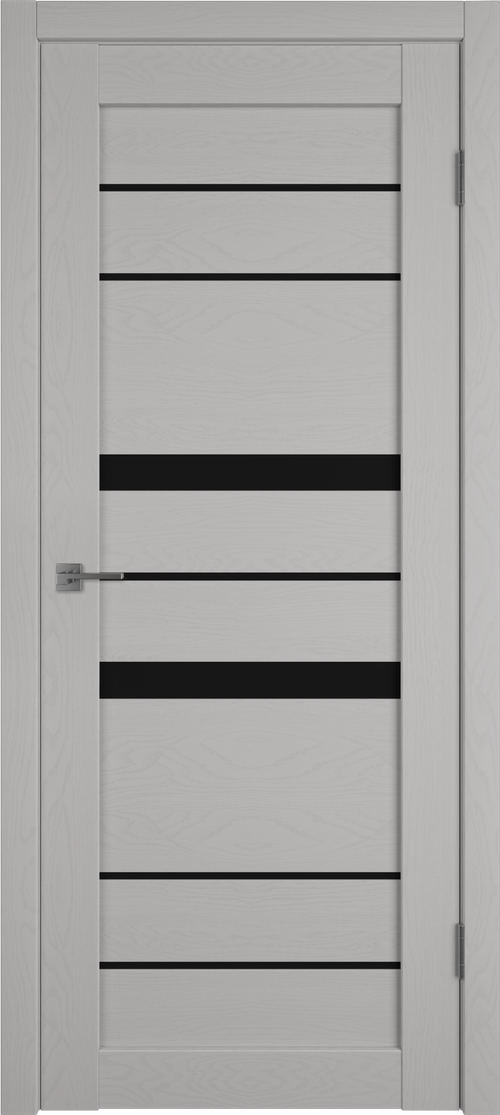 Дверь Atum Pro 30 / Griz Soft / Black Gloss / Владимирские двери