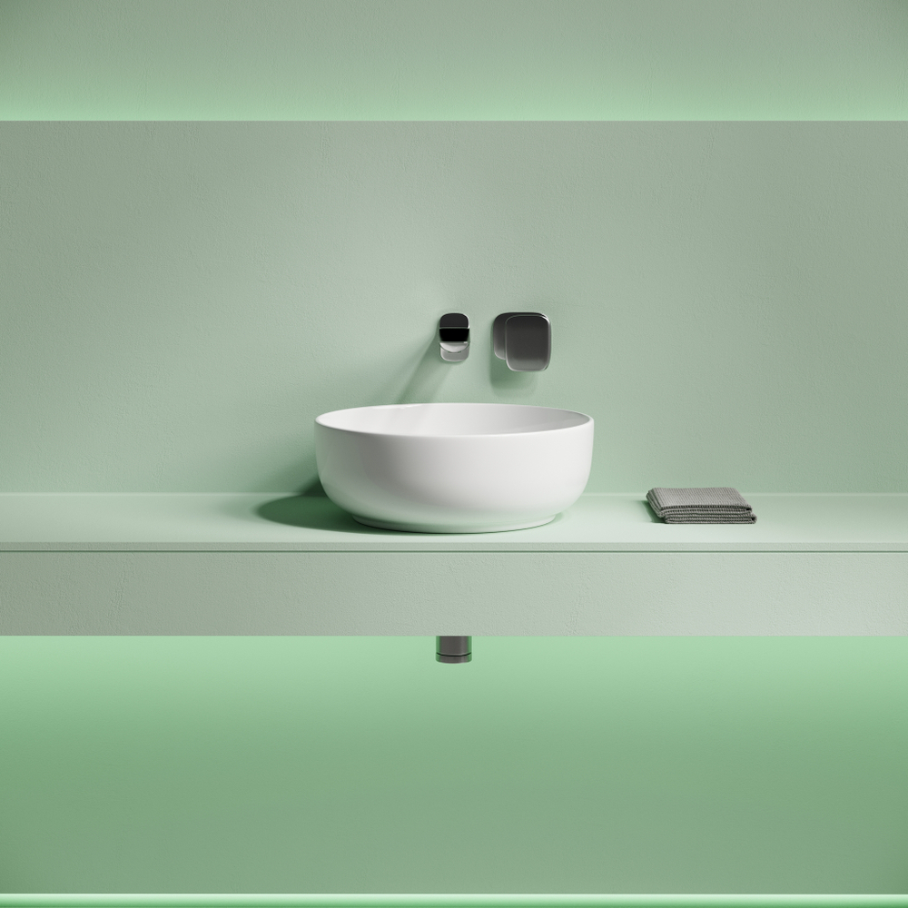 Раковина Ceramica Nova Taycan 38 см CN12003 белый