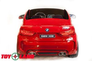 Детский электромобиль Toyland BMW X6M красный