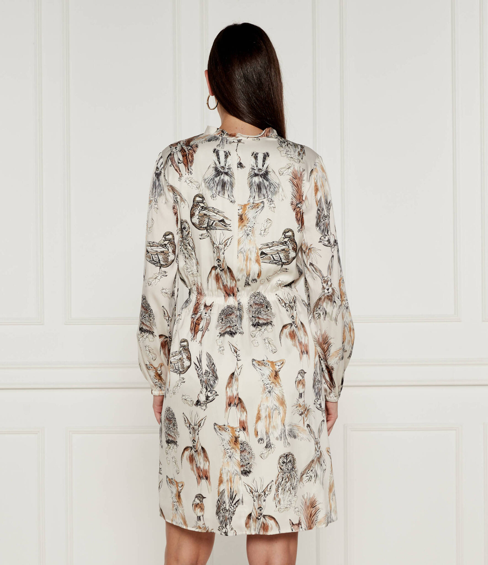 Шелковое платье Marc Cain - бежевый(XC 21.50 W77)