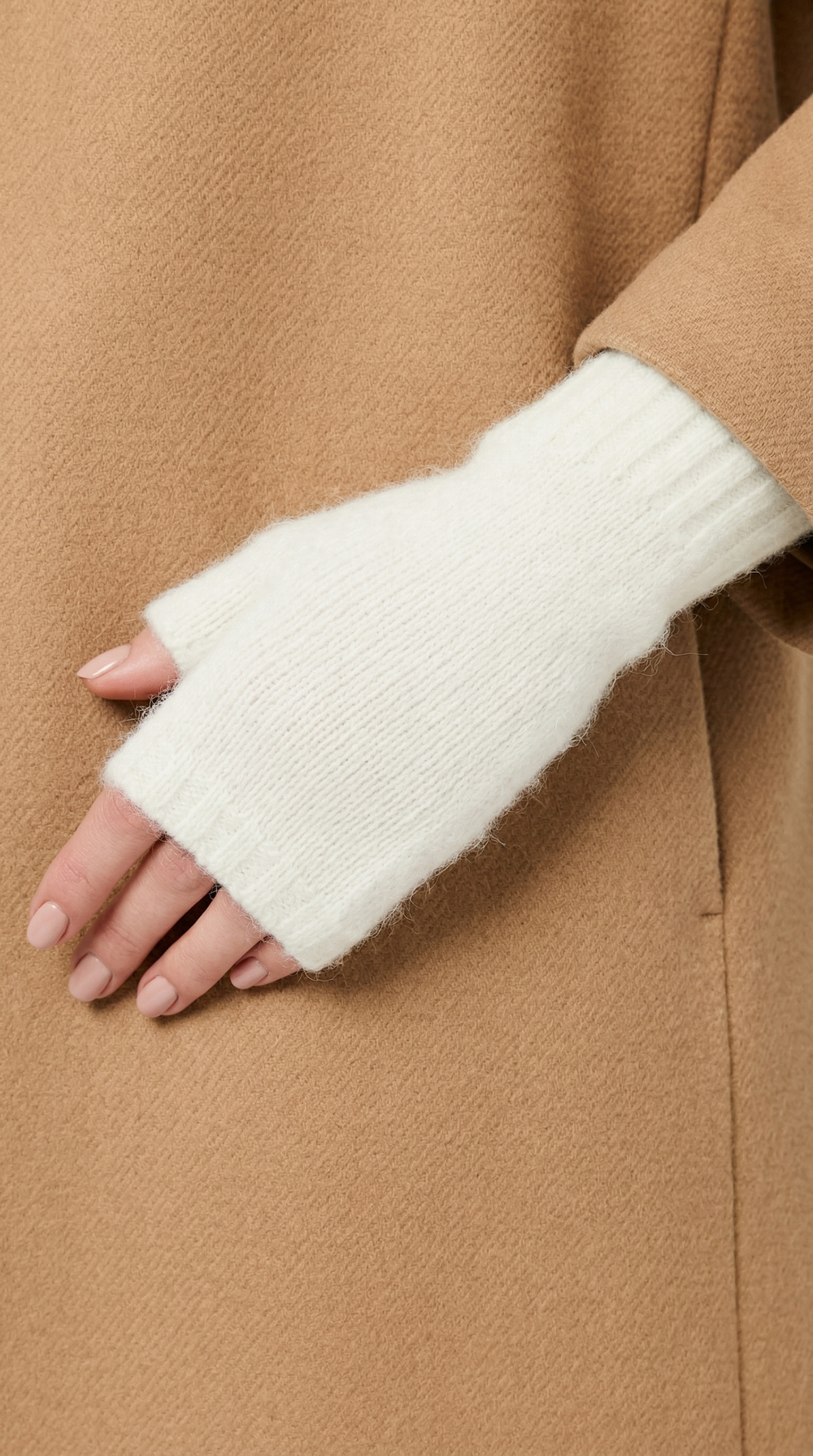 Митенки женские М813-02 экрю