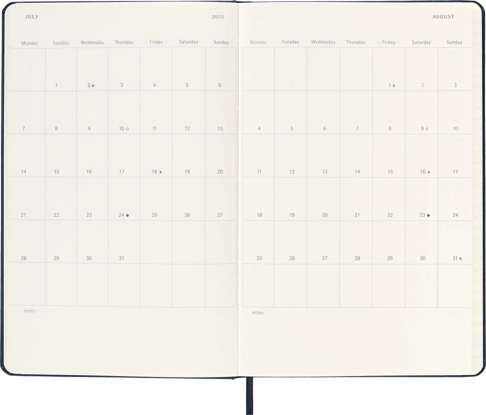 Ежедневник Moleskine (DHB12DC3) Classic Large 130х210мм 400стр. черный