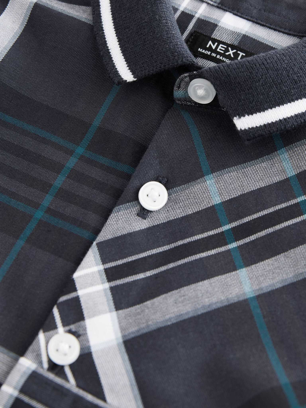 Рубашка с коротким рукавом для мальчика Next E32-656, Темно-синий