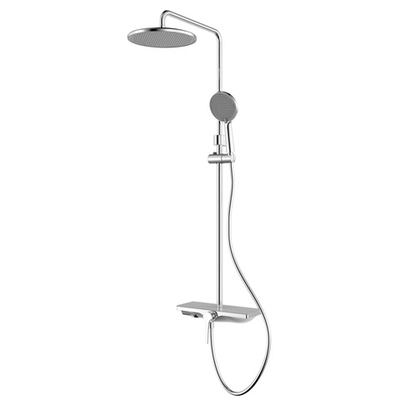 Душевая система Azario Ginkgo с верхним и ручным душем, керамический картридж, хром (AZ-VPW238V95-1DJ1K22-ZH3A55)