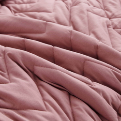 Покрывало 160х220 и наволочка 50х70 Sofi De MarkO Робби розовое