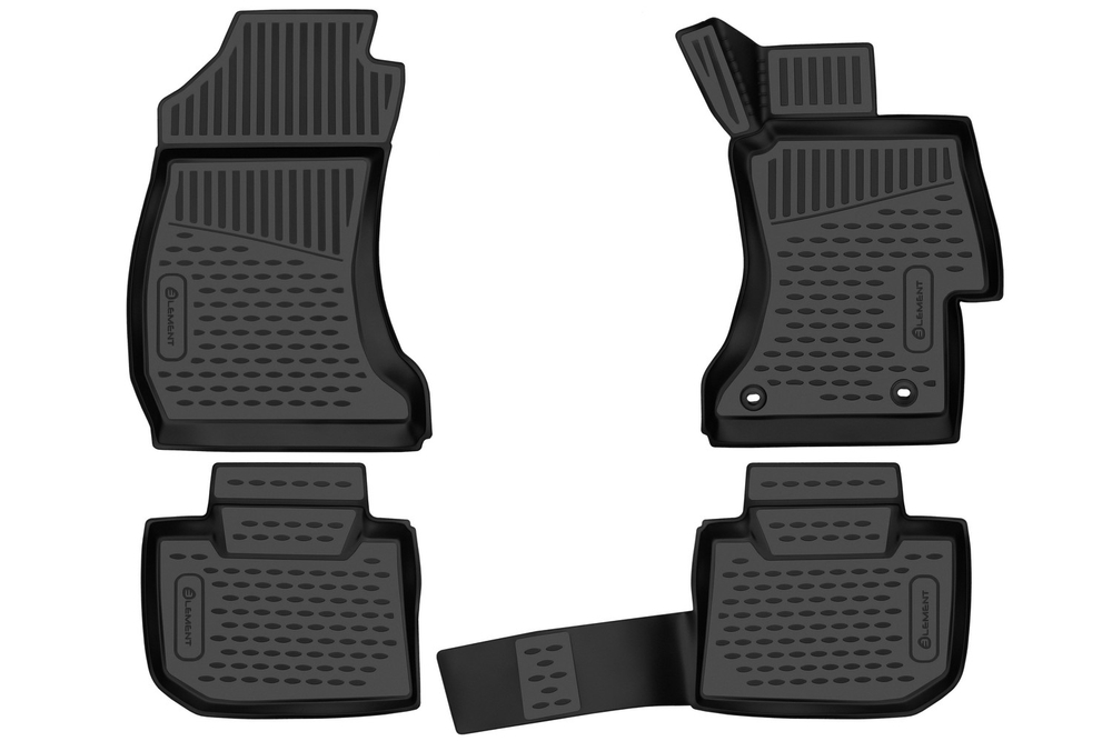 Коврики в салон для SUBARU Levorg (I) 2014- правый руль, универсал, 4шт. (полиуретан) ELEMENT3DA32155210K