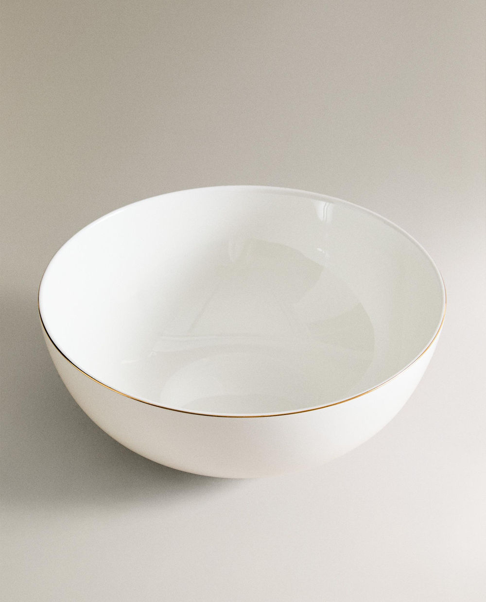 Zara Home блюдо сервировочное из фарфора, цвет золотой, 23 см