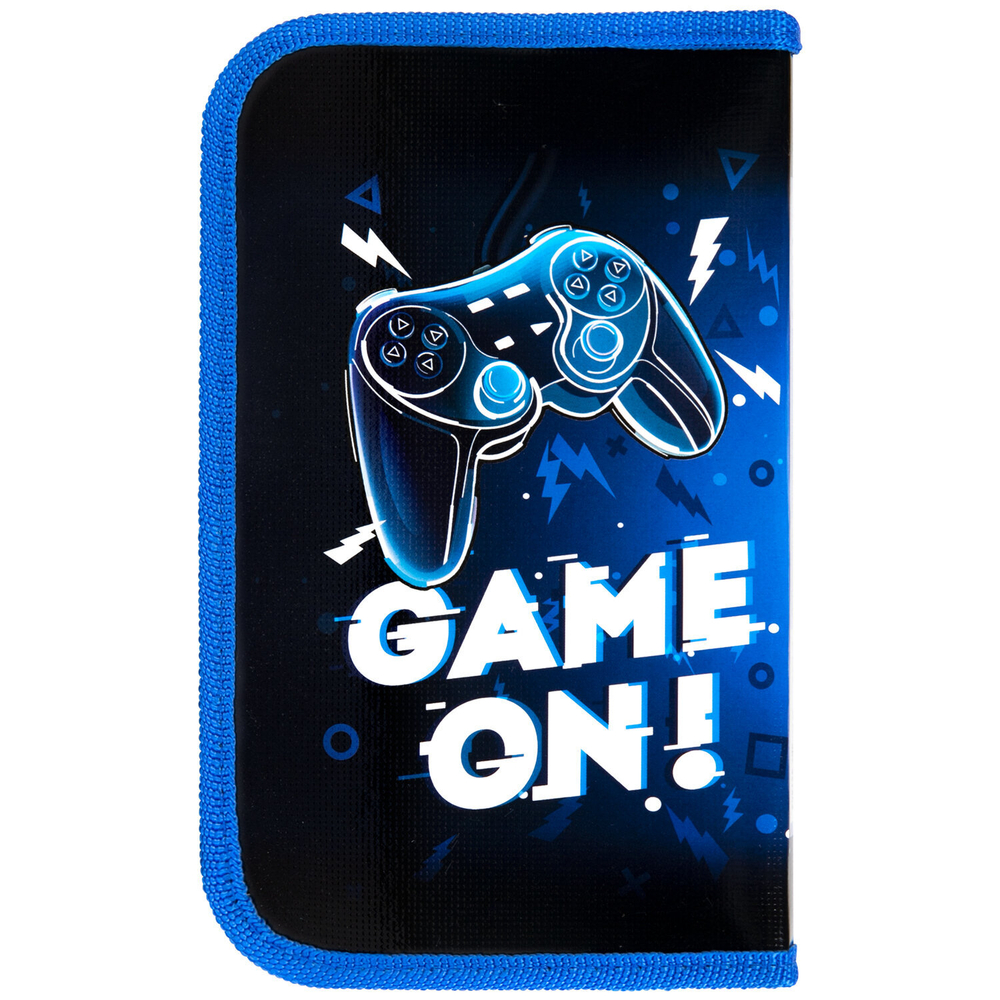 Пенал ПИФАГОР, 1 отделение. ламинированный картон, 19х11 см, "Game On", 271503