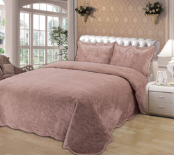 Покрывало 160х220 Sofi De MarkO Церцея пепельно-розовое