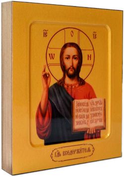Иисус Христос Спаситель. Икона на доске.
