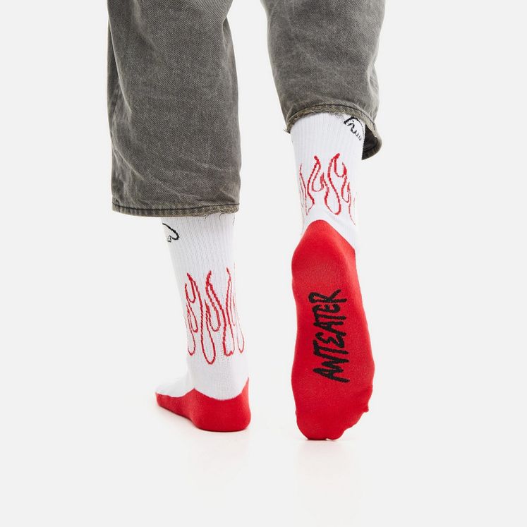 Носки ANTEATER FIRE, белый