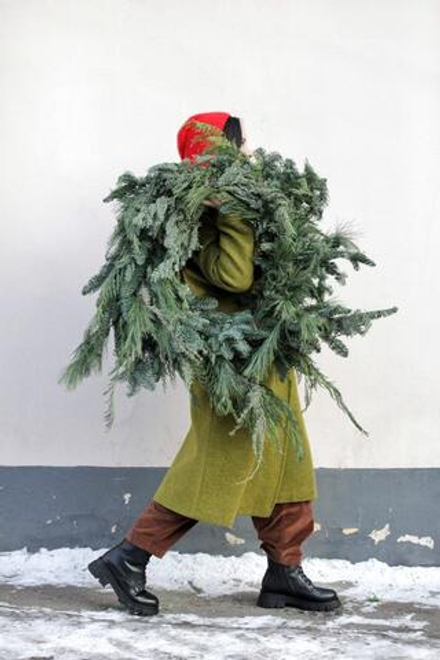 Большой рождественский венок