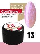 13 Гель жестк ВЫСОКОЙ вязкости Confiture BSG 13гр полупрозр розовый с перламутром