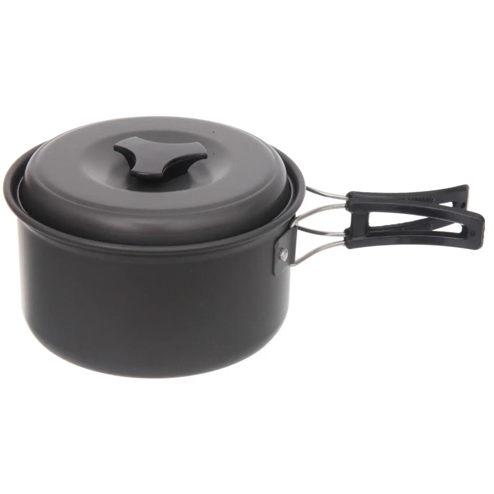 Набор посуды походной (ковш, сковорода, крышка, 2чашки, лопатка, губка, поварёшка) COMPSOR-200