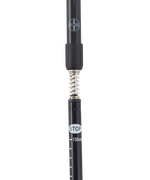 Скандинавские палки Nimbus, 77-135 см, 2-секционные, черный/голубой