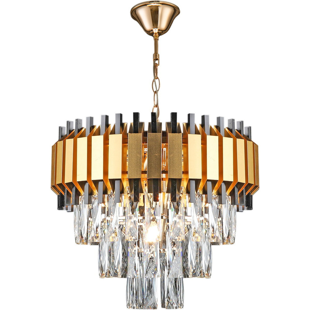 Люстра потолочная Reluce E27  02144-0.4-05 FGD+BK