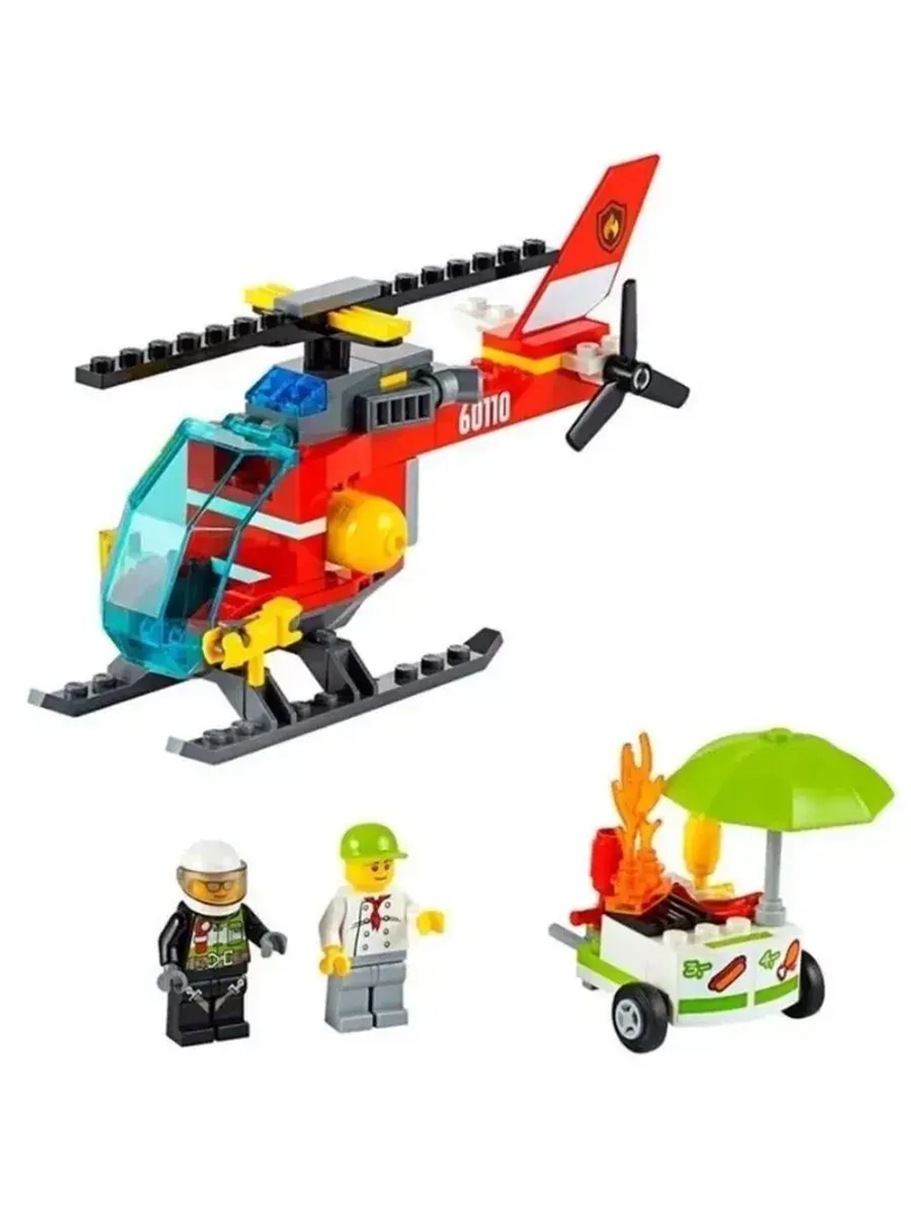 Конструктор Сити Пожарная часть 958 деталей 10831