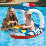 Лодочка надувная 98х66 см, Bestway, 34103, с тентом, в ассортименте