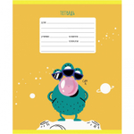 Тетрадь А5 12л., клетка, Канц-Эксмо, скрепка, офсет, мелованный картон, выб. лак, "Яркий стиль", 5 дизайнов