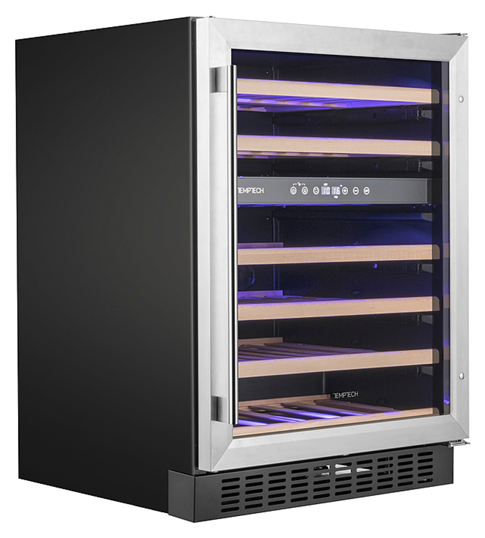 Винный шкаф Temptech Premium WPX60DCS нерж. сталь