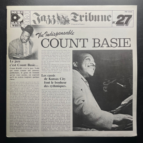 Count Basie ‎– The Indispensable Count Basie 2LP (Франция 1982г.)